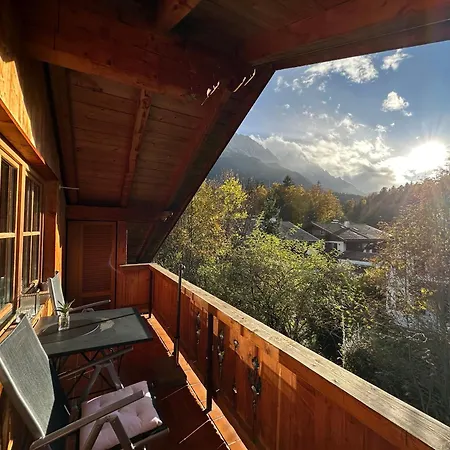 公寓 Mit Zugspitzblick *